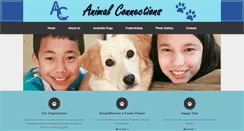 Desktop Screenshot of animalconnections.org